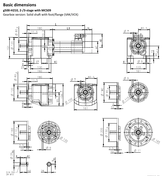 Спецификация оси Z — g500-H210 MCS 09D41